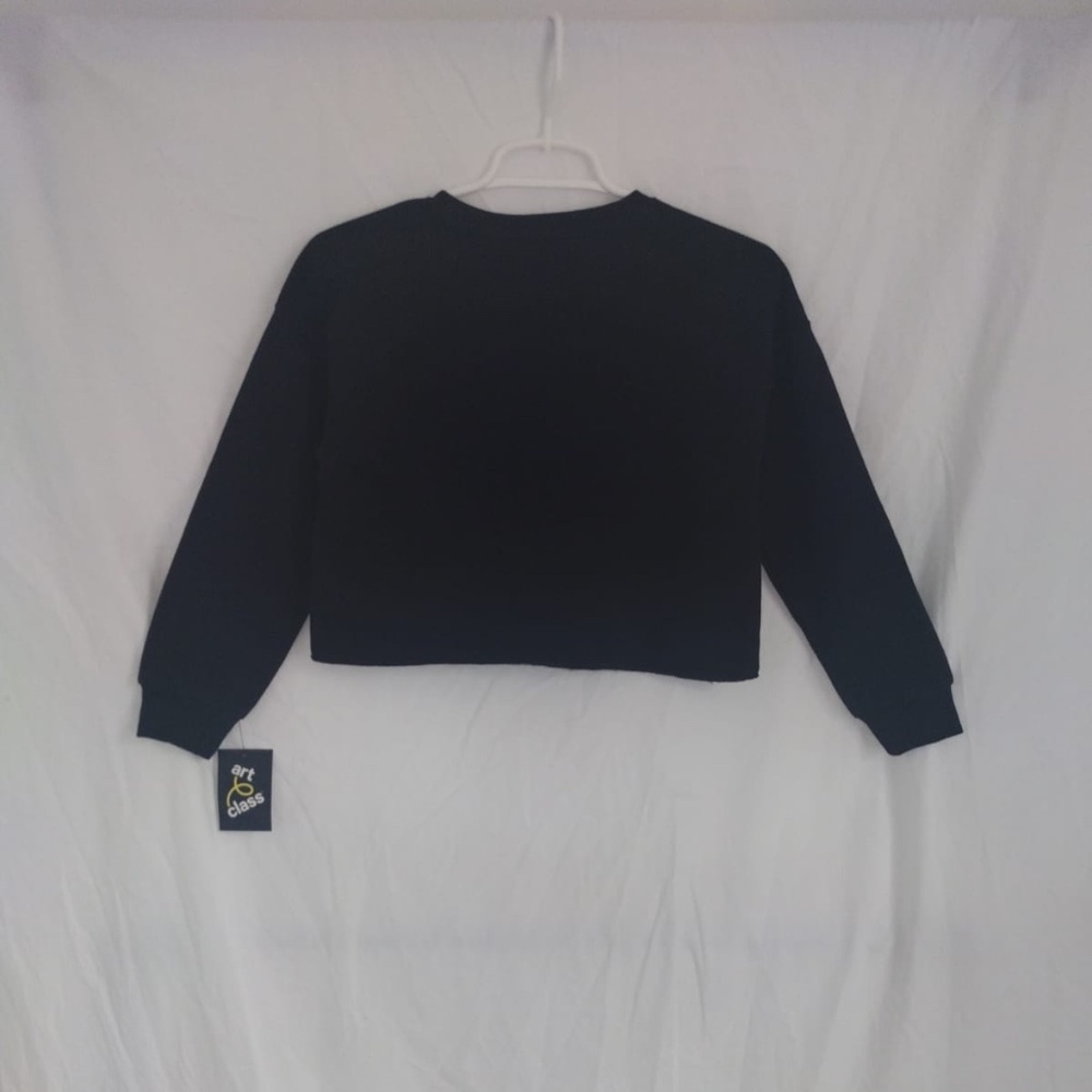 Art class. Smiley World Black girls sweater size 6/7(S). Made in China. - Picture 3 of 9